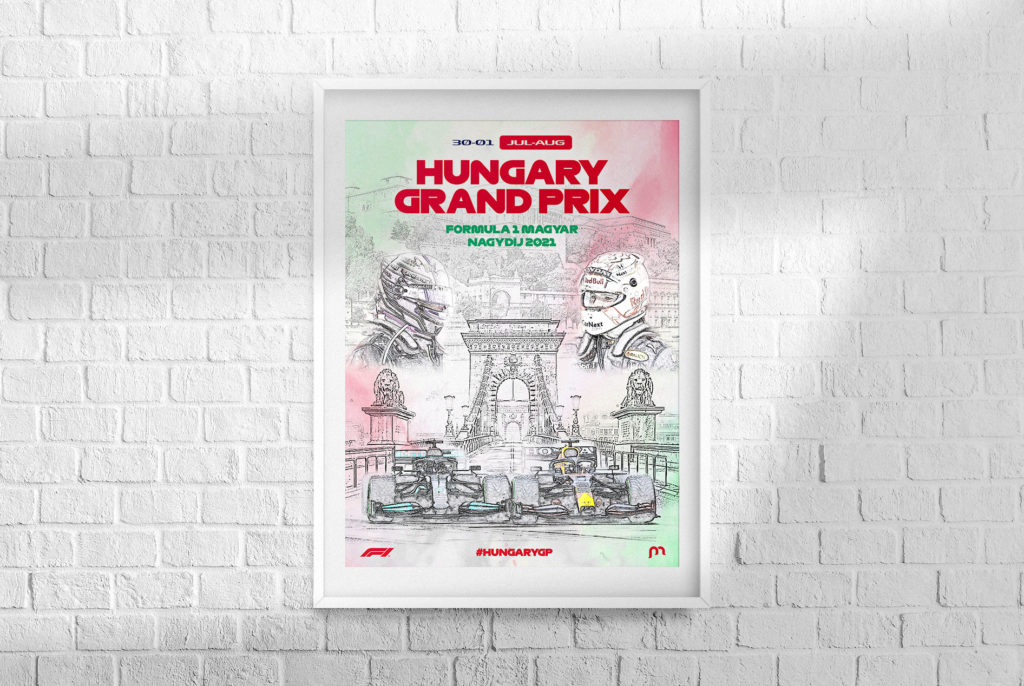 Hungary F1 Grand Prix 2021 Poster - Peter Mocanu